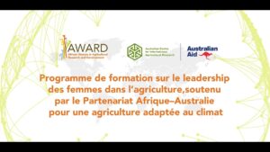 Programme de formation sur le leadership des femmes dans l’agriculture